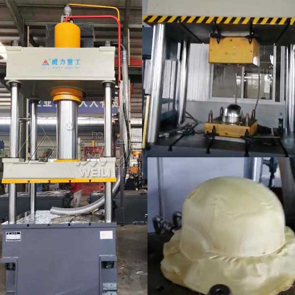 200噸玻璃鋼頭盔成型液壓機