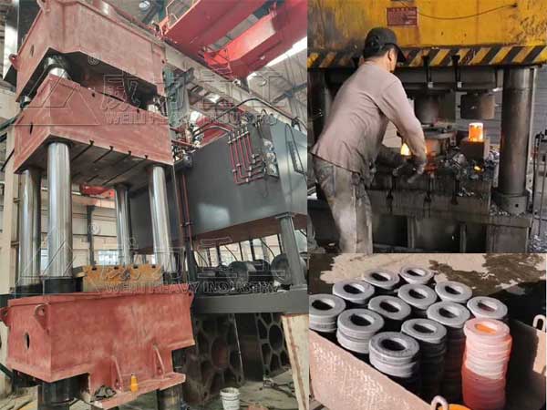 1500噸快速熱鍛液壓機(jī)應(yīng)用案例