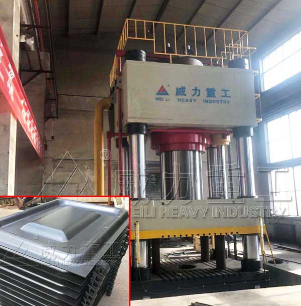 4000噸壓制火車門厚板專用拉伸機