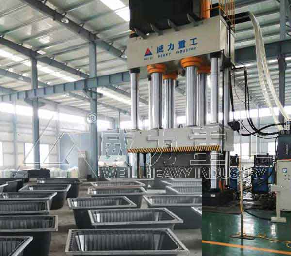 2000噸建筑塑料模殼液壓機(jī)