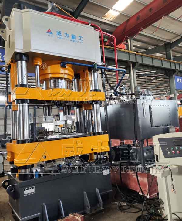 630噸活性炭成型液壓機