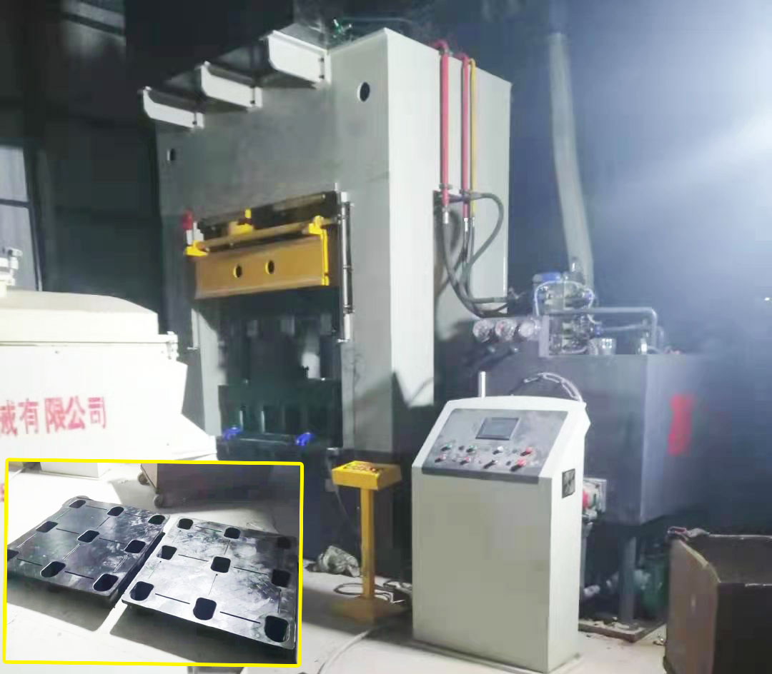 LFTD復(fù)合材料托盤成型液壓機-1000t模壓托盤壓力機