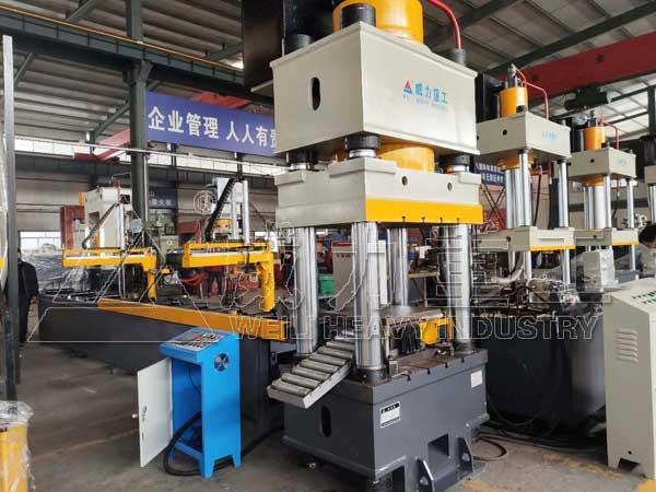 500噸錨桿托盤液壓機配錨桿托盤自動化生產線