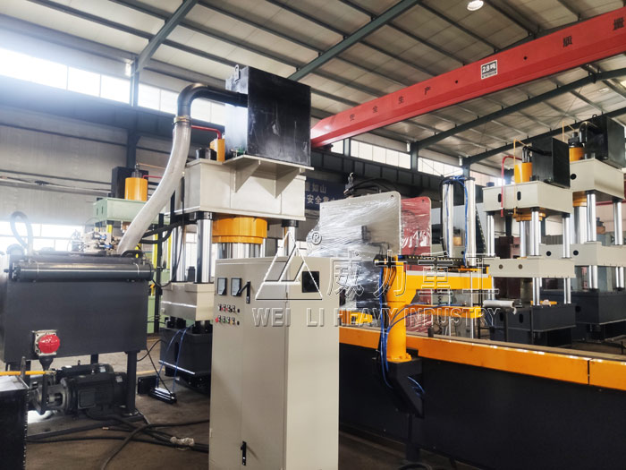 630噸錨桿托盤液壓機生產線